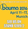 Bauma show in Munich on April 11 � 17
