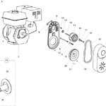 Motor, Bedplate & Drive Kit <br />(5.5hp)