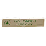 800/99862 - Bmd300 Unleaded Only Decal
