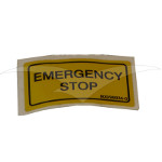 800/99934 - Decal Emergency Stop (gb)